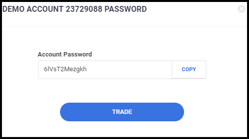  Trader's Room - Demo Account Password