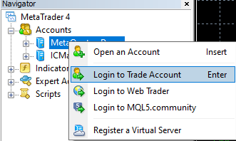 Login to Trade account