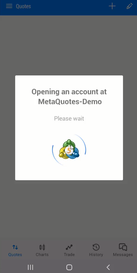 2_Demo account open automatically